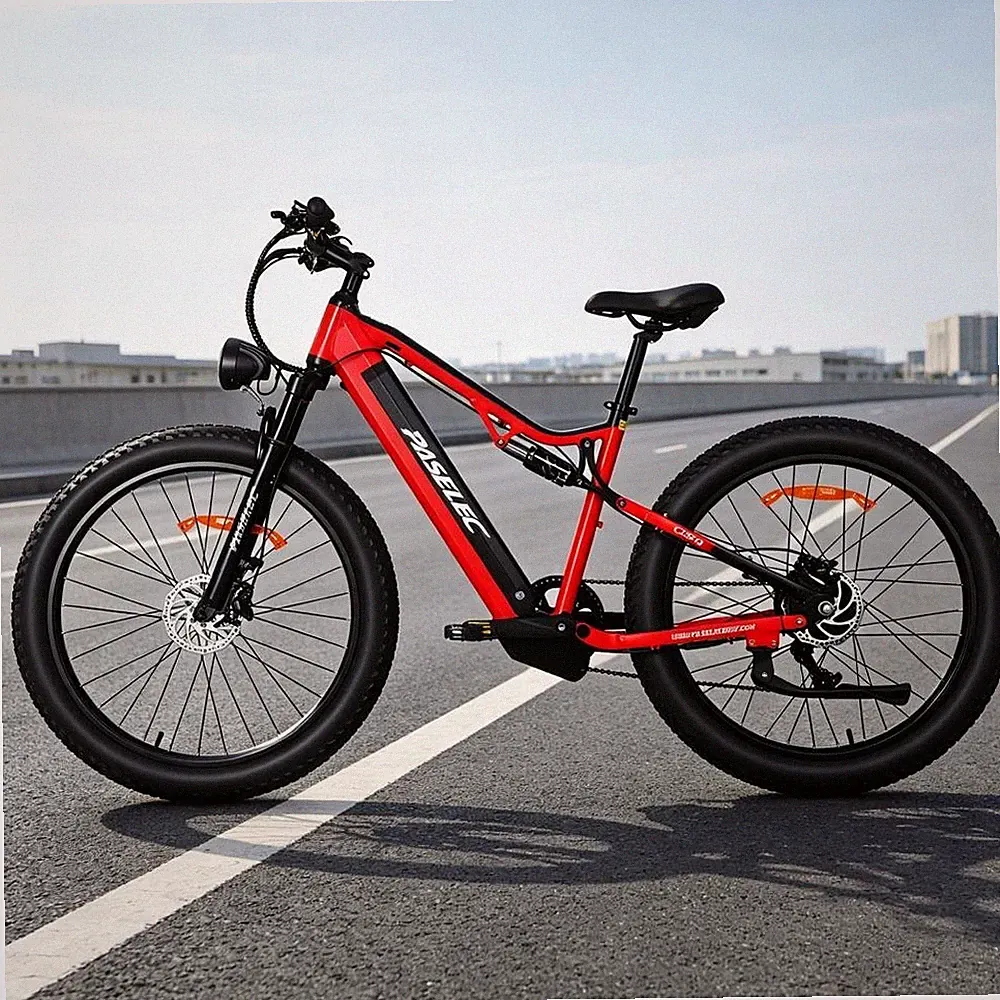 27.5'' Electric Mountain Bicycle 1300W Peak 15.6Ah Commuter eBike 35mph 8-Speed