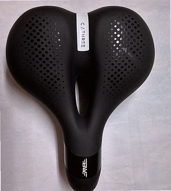 Bike Seat Soft and Plush Memory Foam Comfort Bicycle Saddle By Bw 8 X 10