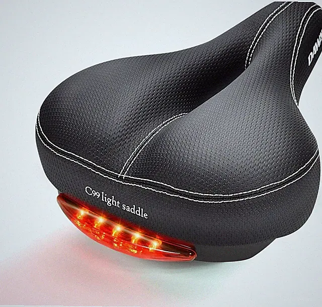 Comfortable Bike Saddle Soft Memory Foam Bicycle Seat for Men Women Cycling