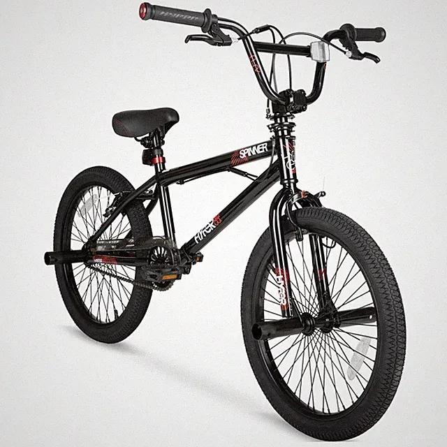 Hyper Bicycles Spinner BMX Bike, 20" Wheels, Kids Ages 8-13 Years, Black