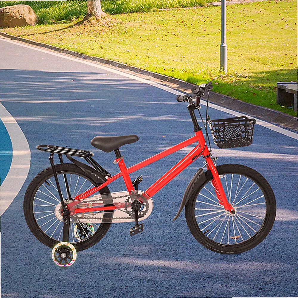 Kids Bike, Children Bicycle, Training Wheel Bike For 6-8 Years Old Children