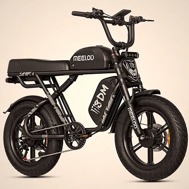 MEELOD M8DM Electric Mountain Bicycle 3000W Peak 32Ah 20inch Dirt Ebike 7 Speed