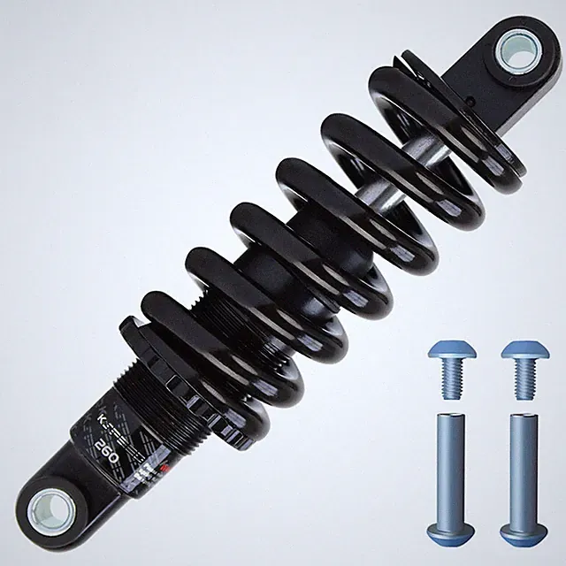 Mountain Bike Rear Shock Absorber 165mm550Lbs Bicycle Coil Spring Shock