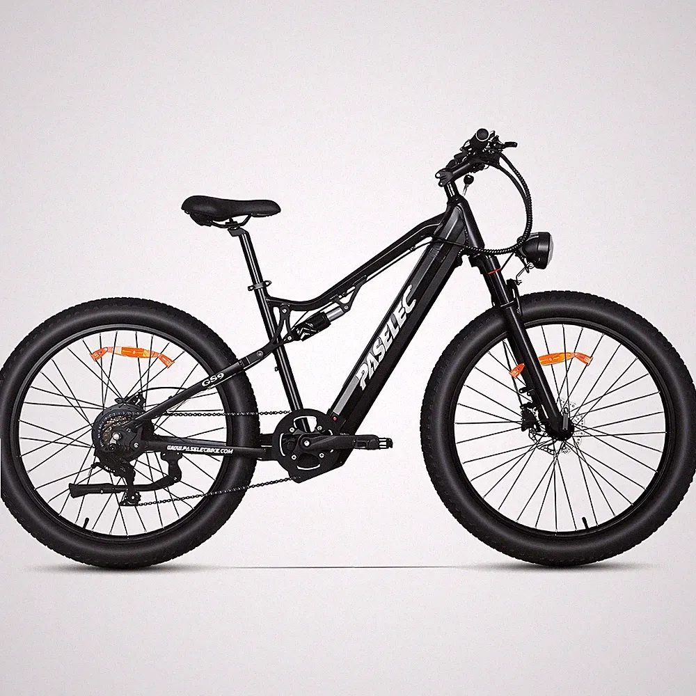 Paselec GS9 PRO 27.5" Electric Mountain Bicycle 1300W Peak 15.6Ah E-Bike 8-Speed