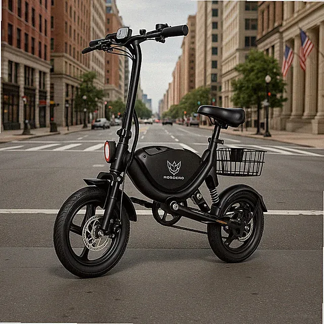 Windhorse W3 500W Adult E-Bike 20mph 36V8Ah DualSusp DiscBrake Basket Commute
